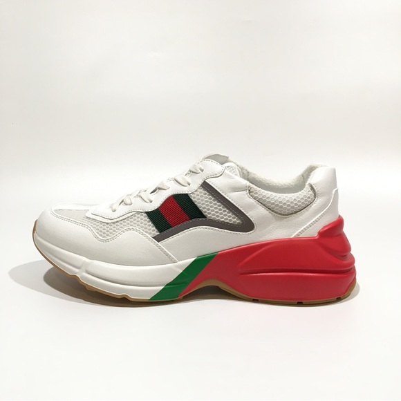 Gucci Rhyton Epilogue Sneaker -White / Red Textile -Mens US 10 -NIB - Picture 9 of 9